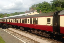 Carriage S16012 - Filming at the Bluebell Railway